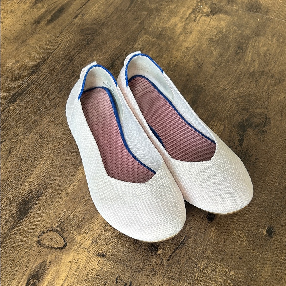 Washable pale pink Slip-On Flats
